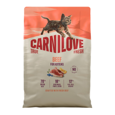 Carnilove True Fresh Beef Kitten Сухий корм з яловичиною для кошенят 2кг