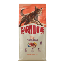 Carnilove True Fresh Beef Sterilised Сухий корм з яловичиною для дорослих стерилізованих котів 6кг