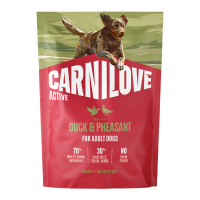 Carnilove Active Duck & Pheasant Сухий корм з качкою і фазаном для дорослих собак 1,5кг