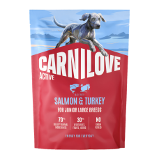 Carnilove Active Salmon & Turkey Junior Large Breed Сухий корм з лососем та індичкою для молодих собак великих порід 1,5кг