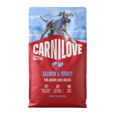 Carnilove Active Salmon & Turkey Junior Large Breed Сухий корм з лососем та індичкою для молодих собак великих порід 4кг