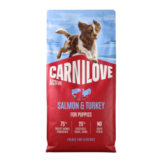 Carnilove Active Salmon & Turkey Puppy Сухий корм з лососем та індичкою для цуценят 12кг