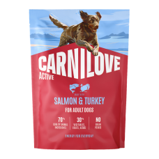 Carnilove Active Salmon & Turkey Сухий корм з лососем та індичкою для дорослих собак 1,5кг