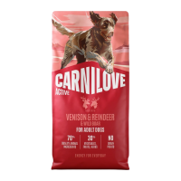 Carnilove Active Venison & Reindeer & Wild Boar Active Adults Сухий корм з олениною і диким кабаном для дорослих активних собак 12кг