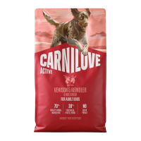 Carnilove Active Venison & Reindeer & Wild Boar Active Adults Сухий корм з олениною і диким кабаном для дорослих активних собак 4кг