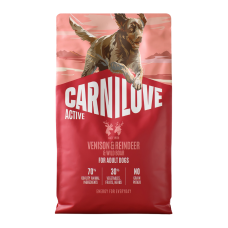 Carnilove Active Venison & Reindeer & Wild Boar Active Adults Сухий корм з олениною і диким кабаном для дорослих активних собак 4кг