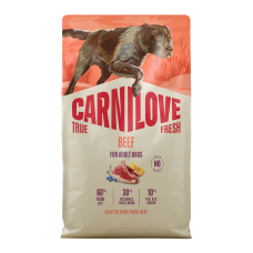 Carnilove True Fresh Beef Сухий корм з яловичиною для дорослих собак 4кг
