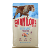 Carnilove True Fresh Fish & Turkey Сухий корм з рибою та індичкою для дорослих собак 4кг