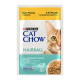 Cat Chow Hairball Вологий корм з куркою та зеленою квасолею для дорослих котів з ефектом виведення шерсті (в соусі) 85г 26шт