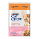 Cat Chow Kitten Вологий корм з індичкою та цукіні для кошенят (в желе) 85г 26шт