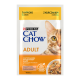 Cat Chow Adult Вологий корм з куркою та цукіні для дорослих котів (в желе) 85г 26шт