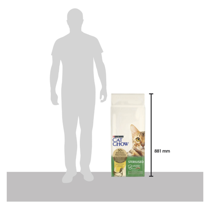 Cat Chow Special Care Sterilised Сухий корм з куркою для дорослих стерилізованих котів 15кг
