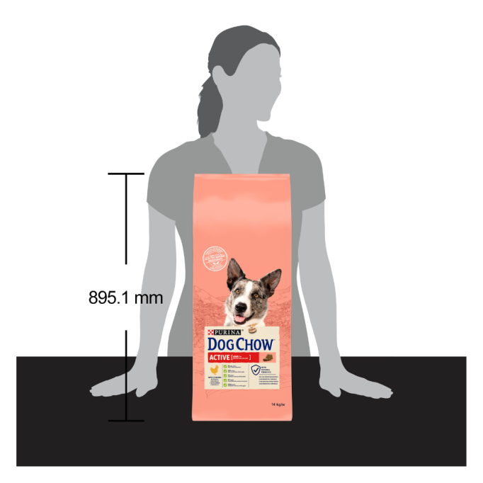 Dog Chow Active Chicken Сухий корм для дорослих активних собак з куркою 14кг