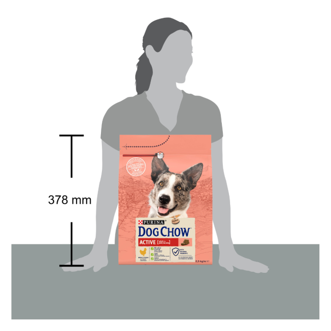 Dog Chow Active Chicken Сухий корм для дорослих активних собак з куркою 2,5кг
