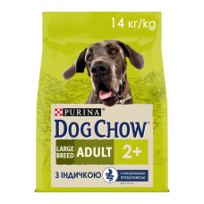 Dog Chow Adult Large Breed Turkey Сухий корм з індичкою для дорослих собак великих порід 14кг