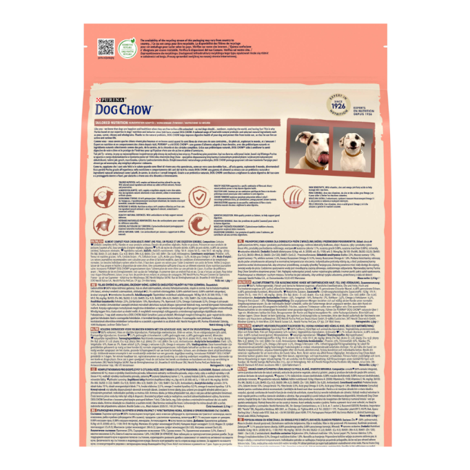 Dog Chow Sensitive Сухий корм з лососем для дорослих собак схильних до алергії 2,5кг