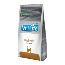 Farmina Vet Life Diabetic Cat Дієтичний сухий корм для котів для контролю рівня глюкози в крові при цукровому діабеті 400г