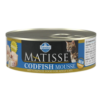 Farmina Matisse Cat Mousse CodFish Вологий корм для дорослих котів з тріскою (мус) 85г