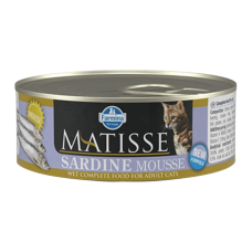 Farmina Matisse Cat Mousse Sardine Вологий корм для дорослих котів з сардиною (мус) 85г