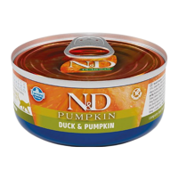 Farmina N&D Grain Free Pumpkin Duck Adult Cat Беззерновий вологий корм для дорослих котів з качкою та гарбузом 70г