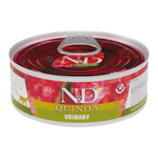 Farmina N&D Quinoa Urinary Duck & Cranberry Adult Cat Беззерновий вологий корм для дорослих котів з качкою кіноа журавлиною та ромашкою для профілактики сечокам'яної хвороби 80г