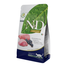 Farmina N&D Grain Free Prime Lamb & Blueberry Adult Cat Беззерновий сухий корм з ягням та чорницею для дорослих котів 5кг