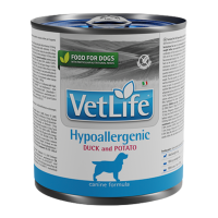 Farmina Vet Life Hypoallergenic Dog Duck & Potato Дієтичний вологий корм з качкою та картоплею для собак при харчовій алергії 300г