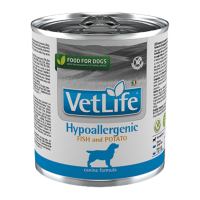 Farmina Vet Life Hypoallergenic Dog Fish & Potato Дієтичний вологий корм з рибою та картоплею для собак при харчовій алергії 300г