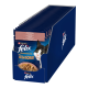 Felix Sensations Sauces Вологий корм з лососем і креветками для дорослих котів (в соусі) 85г 26шт 