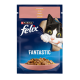 Felix Fantastic Вологий корм з лососем для дорослих котів (в желе) 85г 26шт