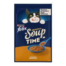 Felix Soup Chicken Вологий корм суп з куркою для дорослих котів 48г 30шт 