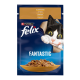 Felix Fantastic Вологий корм з індичкою для дорослих котів (в желе) 85г 26шт 