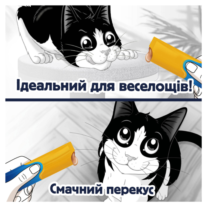 Felix Deli Moments Chicken Кремові ласощі з куркою для дорослих котів 10г 4шт