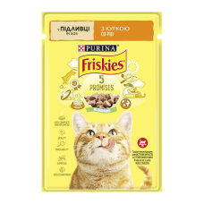 Friskies Вологий корм з куркою для дорослих котів (в соусі) 85г 26шт