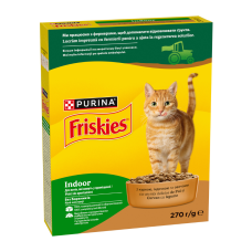 Friskies Indoor Сухий корм з куркою та садовою травою для котів, що живуть у приміщенні 270г