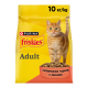 Friskies Сухий корм для дорослих котів з яловичиною, куркою, овочами 10кг
