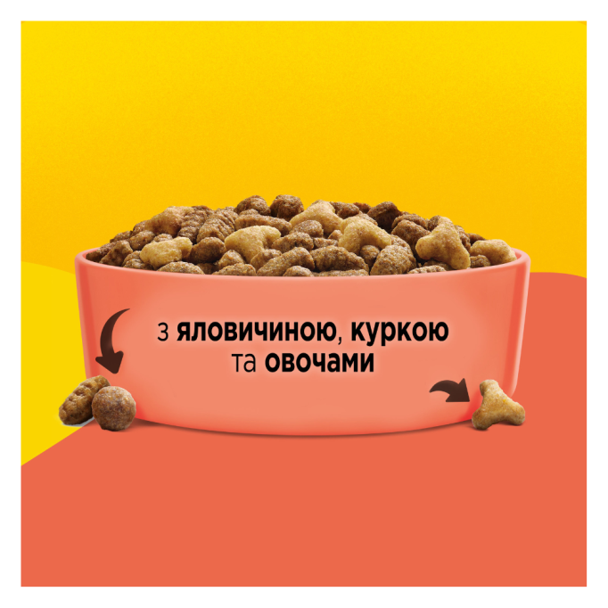 Friskies Сухий корм для дорослих котів з яловичиною, куркою, овочами 10кг