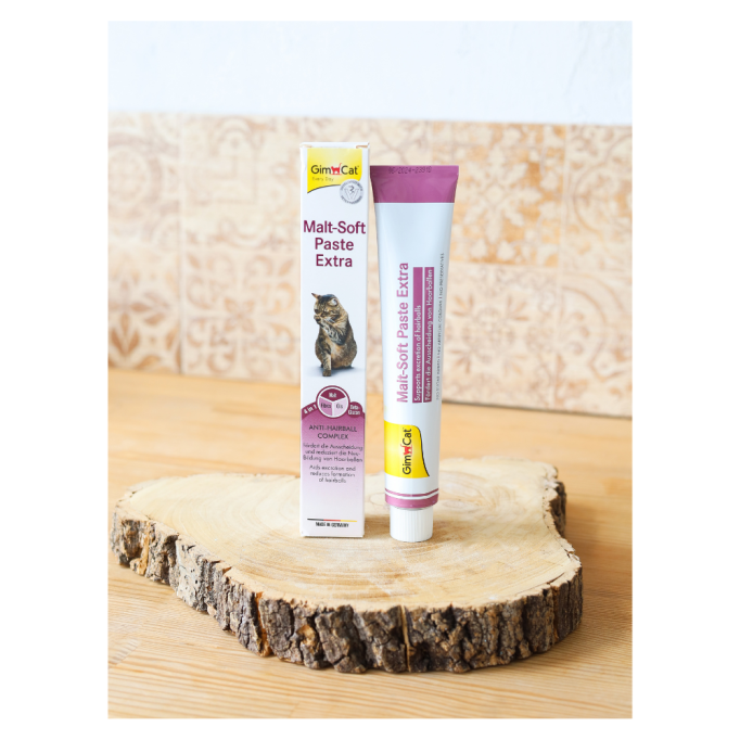 GimCat Every Day Malt-Soft Paste Extra Вітамінізована паста для виведення шерсті зі шлунку котів 20г