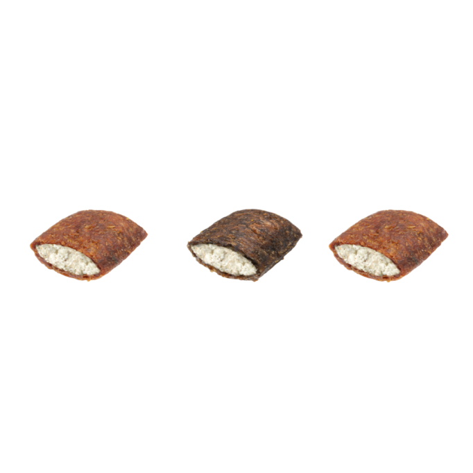 GimCat Nutri Pockets Кантрі мікс Вітамінізовані ласощі з качкою яловичиною та індичкою для дорослих котів 150г