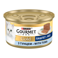 Gourmet Gold Вологий корм для дорослих котів з тунцем (паштет) 85г 24шт