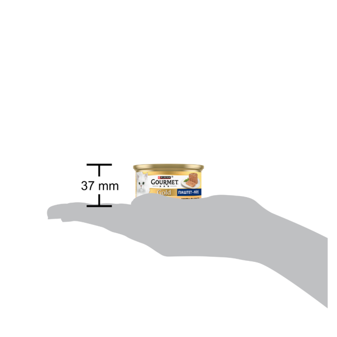 Gourmet Gold Вологий корм для дорослих котів з індичкою (паштет) 85г 24шт