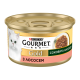 Gourmet Gold Соковита насолода Вологий корм для дорослих котів з лососем (в соусі) 85г 24шт