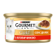 Gourmet Gold Соус Де-Люкс Вологий корм для дорослих котів з яловичиною (в соусі) 85г 12шт