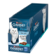 Gourmet Perle Duo Вологий корм для дорослих котів з океанічною рибою та тунцем (в соусі) 85г 26шт