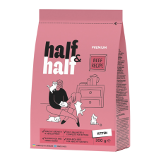 Half & Half Kitten Beef Сухий корм з яловичиною для кошенят 300г