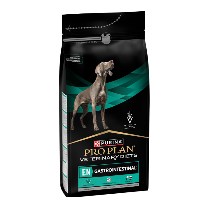 Purina Pro Plan Veterinary Diets EN Gastrointestinal Сухий дієтичний корм для дорослих собак та цуценят для усунення розладів травлення 1,5кг