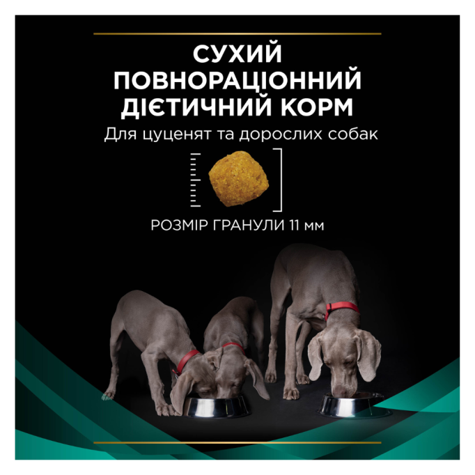 Purina Pro Plan Veterinary Diets EN Gastrointestinal Сухий дієтичний корм для дорослих собак та цуценят для усунення розладів травлення 1,5кг