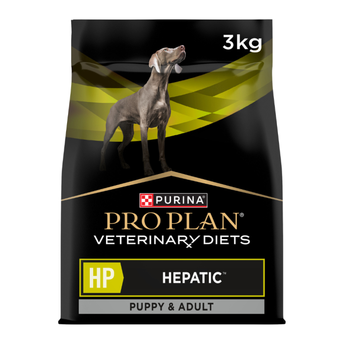 Purina Pro Plan Veterinary Diets HP Hepatic Дієтичний сухий корм для цуценят та дорослих собак для підтримання функції печінки 3кг
