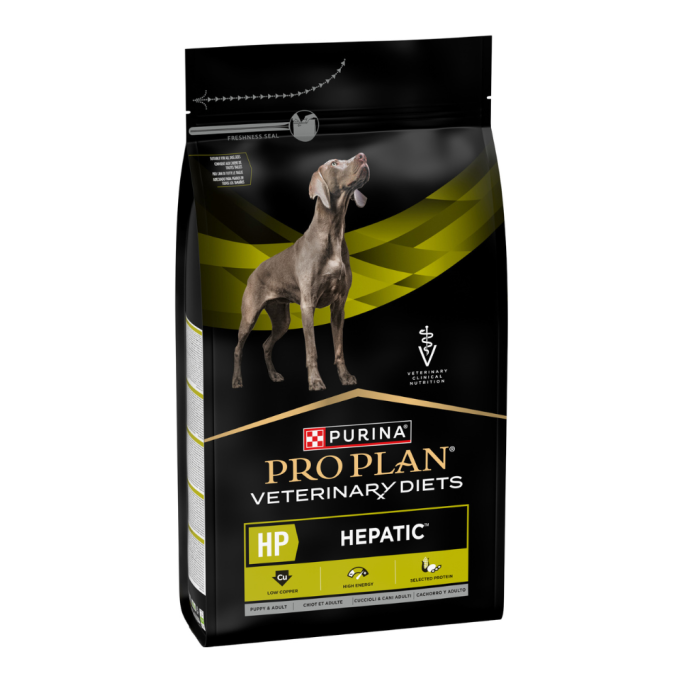 Purina Pro Plan Veterinary Diets HP Hepatic Дієтичний сухий корм для цуценят та дорослих собак для підтримання функції печінки 3кг