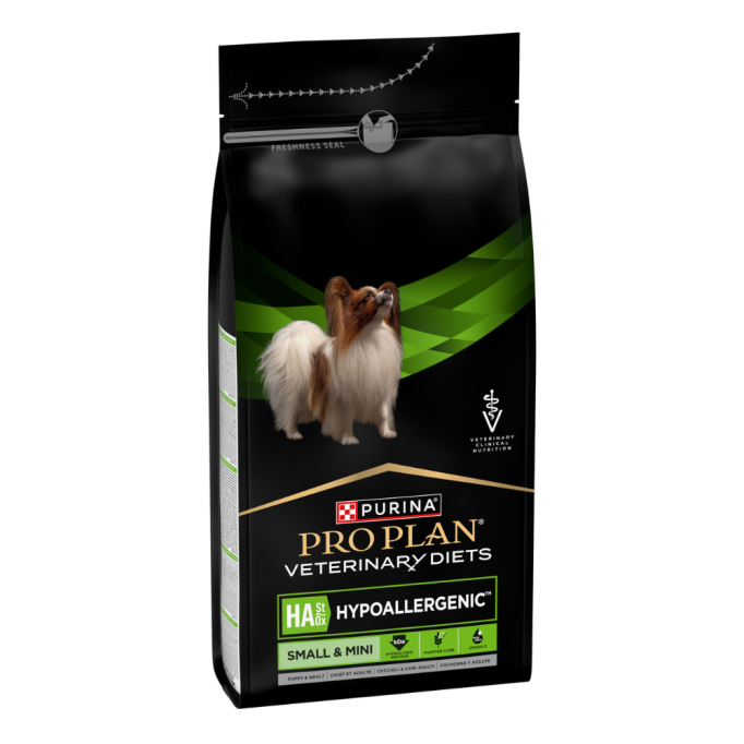 Purina Pro Plan Veterinary Diets HA St/Ox Hypoallergenic Puppy & Adult Small & Mini Дієтичний сухий корм для лікування харчової алергії у собак дрібних порід будь-якого віку 1,4кг